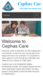 Mobile Screenshot of cephas-community-care.co.uk